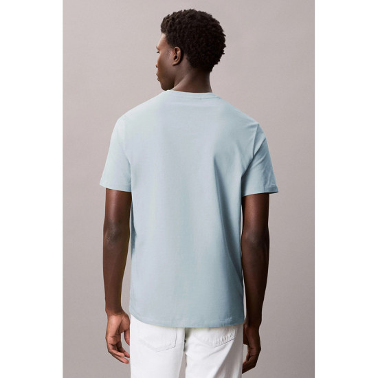 Calvin Klein Ανδρική κοντομάνικη μπλούζα Smooth Solid Crew Neck Logo T-Shirt
